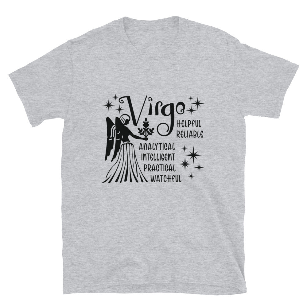 Virgo Zodiac Positive Traits TShirt - Sport Grey Color - https://ascensionemporium.net